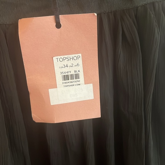 Strapless black mini dress with gorgeous beaded design detail. - Picture 3 of 3